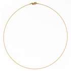 JewelryWeb 14k Yellow 0.5mm Twist Cable Wire Chain Necklace   16 Inch