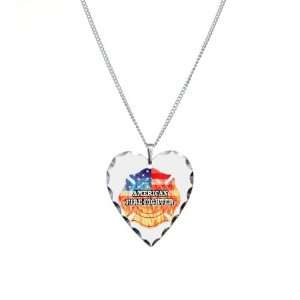  Necklace Heart Charm American Firefighter Artsmith Inc Jewelry