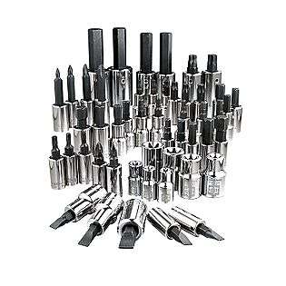   pc. Hex and Torx Bit Super Set, 1/4, 3/8 and 1/2 in. Drives  Craftsman