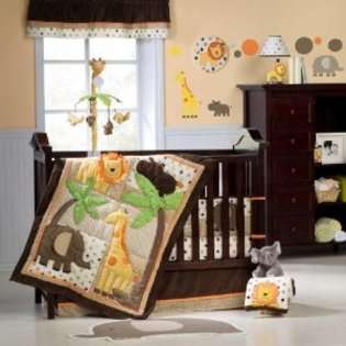 Carters 4 Piece Crib Bedding Set, Sunny Safari 