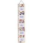   Growth Chart Memory Baby Animals Bell Pull Wall Hanging 8 x 48