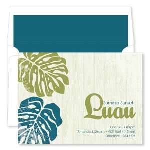  Noteworthy Collections   Invitations (Luau Palms Teal 
