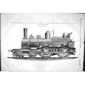  1878 PARIS EXHIBITION ENGINEERING EXPRESS PASSENGER ENGINE 
