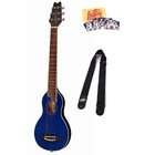 Washburn Rover Steel String Travel Acoustic Guitar with AB Pick Card 