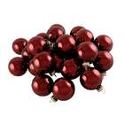   of 36 Shiny Scarlett Red Glass Ball Christmas Ornaments 2.75 (67mm