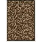   119 Runner Area Rug Leopard Pattern in Tan and Brown