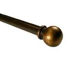 BCL Product Sourcing 125BL48G Classic Ball Curtain Rod  Antique Gold 
