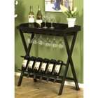 carolina chair and table tuscany wine stand antique black 34