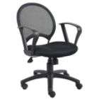 Boss BOSS MESH TASK CHAIR WITH LOOP ARMS