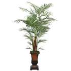   Tall High End Realistic Silk Areca Palm Tree with Decorative Planter