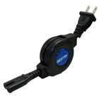 Bestek BTT01C AC 2 Prong Retractable Power Cord