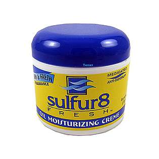 SULFUR 8 Fresh Oil Moisturizing Creme 4 oz  Sulphur 8 Beauty Hair Care 