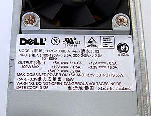 Dell OptiPlex GX150 GX50 Power Supply NPS 100BB 680XR  