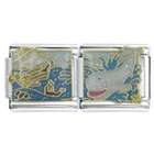Pugster Bible Story Jonah And The Whale Italian Charm Bracelet Link