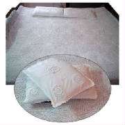 QualityLace Crocheted lace bed spread and pillow covers at  