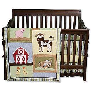 Baby Barnyard 4pc Crib Set  Trend Lab Baby Bedding Bedding Sets 