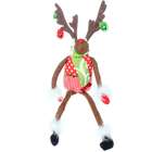 Raz 26 Christmas Brites Posable Jingle Bell Reindeer Decoration
