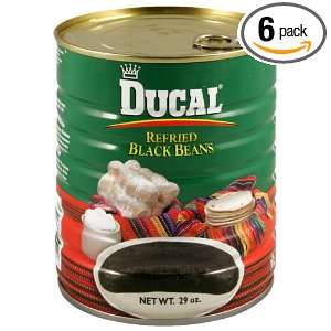 Ducal Beans Black Refried, 29 Ounce Grocery & Gourmet Food