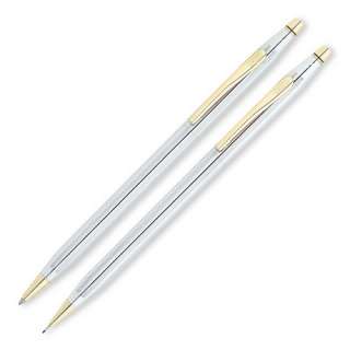   pen pencil set chrome gold barrel skus cro330105 model 330105 list $