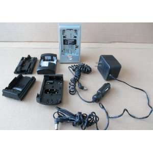  Charger, AC Adapter, DC Adapter, 5 Adapter Plates, and Desktop Stand 