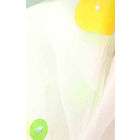 Konte MOON3 Moondance Shower Curtain   Shades of Green Yellow