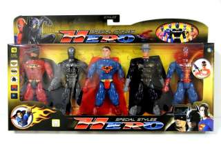 NEW** 5 in 1 Action Figure Collection For Kids (Spiderman, Batman 