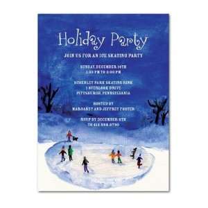  Holiday Party Invitations   Snowy Skate By Shd2 Health 