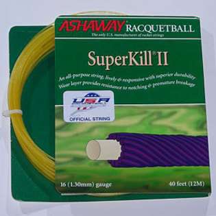 Ashaway SUPERKILL II Racquetball String Set 