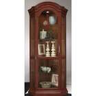   Co. ColorTime Panorama Corner Display Cabinet in Chili Pepper Red