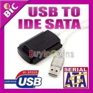 USB 2.0 to IDE SATA 5.25 S ATA/2.5/3.5 Adapter Cable  