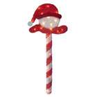   Peppermint Twist Sisal Christmas Candy Cane Snowball Decoration