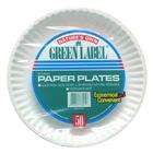 Green Paper Plates  