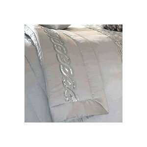 Kylie Minogue At Home Sequins Wave Bed Throw in Silver  