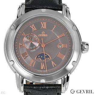   Hubert  Paris Mens Stainless Steel Case Dual Time Quartz Watch #3748 B