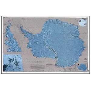  USGS Antarctic Continent Wall Map