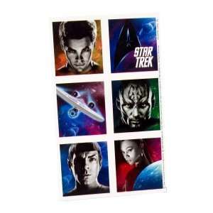 Star Trek Stickers (4 count) Party Accessory