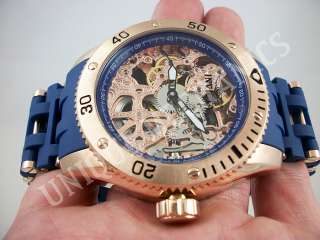 Invicta 1258 Sea Spider Mechanical Stainless Steel Skeletonized Watch 