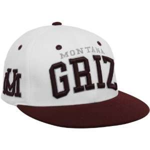 Zephyr Montana Grizzlies White Montana Superstar Snapback Hat  