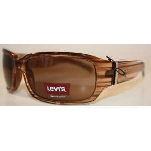    Levi Sunglasses Black Stripe Plastic Wrap 143 02