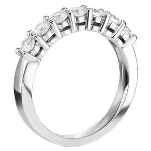  1.15 CT TW Shared Prong Diamond Anniversary Wedding Ring 