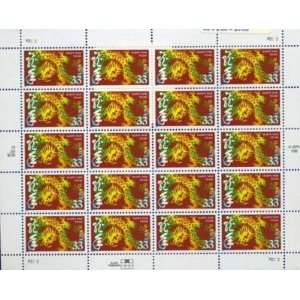  Lunar New Year Dragon 20 x 33 cent US Stamps 3370 NEW 