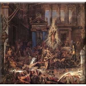   Suitors 16x15 Streched Canvas Art by Moreau, Gustave