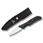 Buck Ergohunter Small Game Black Knife Wharncliffe Fixed Blade