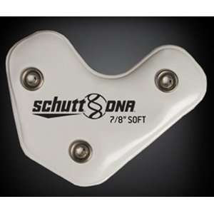  Schutt Football DNA Jaw Pads Black Or White WHITE (PAIR) 7 
