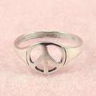 In Gifts Sterling Silver   Peace Ring, Size 7