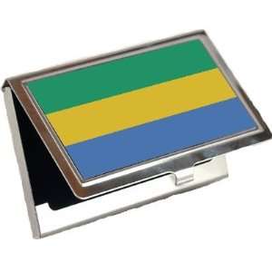 Gabon Flag Business Card Holder