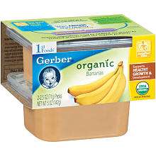 Gerber Organic 2 Pack 1st Foods Baby Food 2.5 oz.   Banana   Gerber 