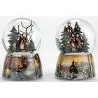 Roman Musical Victorian Carolers Christmas Snow Globe Glitterdome