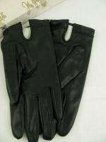 Vintage Pair Black Leather Gloves Sz C Wannamakers PA  