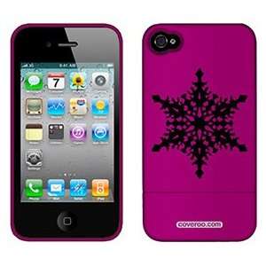  Basic Snowflake on Verizon iPhone 4 Case by Coveroo  